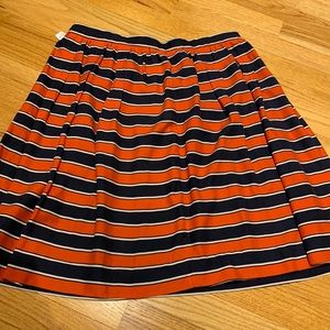 JCrew patriotic striped skirt